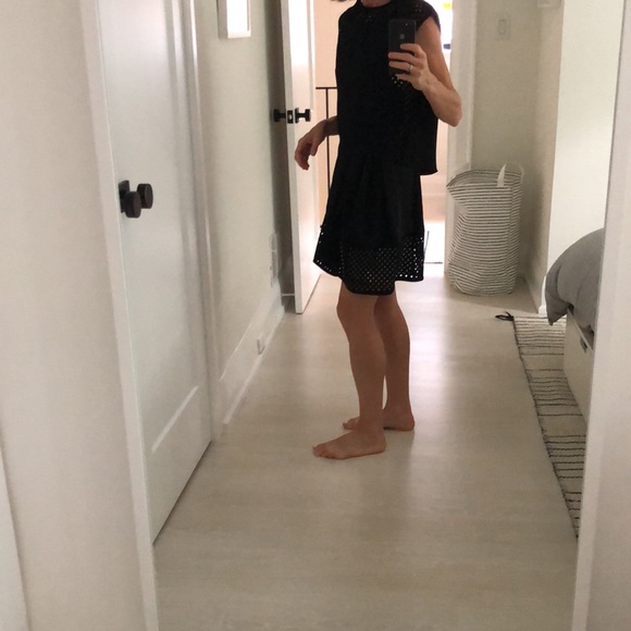 Philip Lim 3.1 laser cut out polka dot dress silk size 0 - Picture 2 of 10